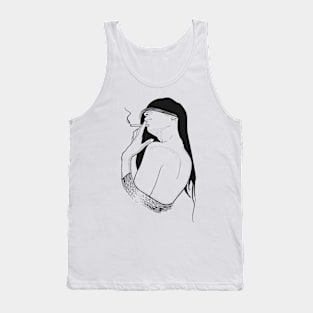 Black & white Elegant Art 6 Tank Top